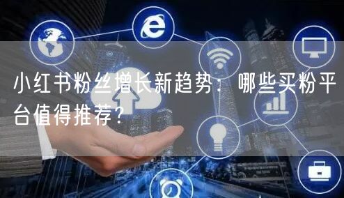 小红书粉丝增长新趋势:哪些买粉平台值得推荐?